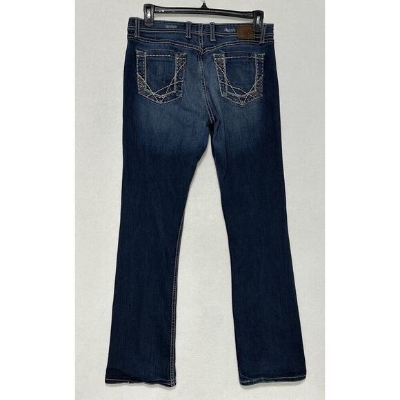 BKE Womens Harper Medium Wash Pockets Stretch Denim Bootcut Jeans Size 32x35.5 - Picture 11 of 11